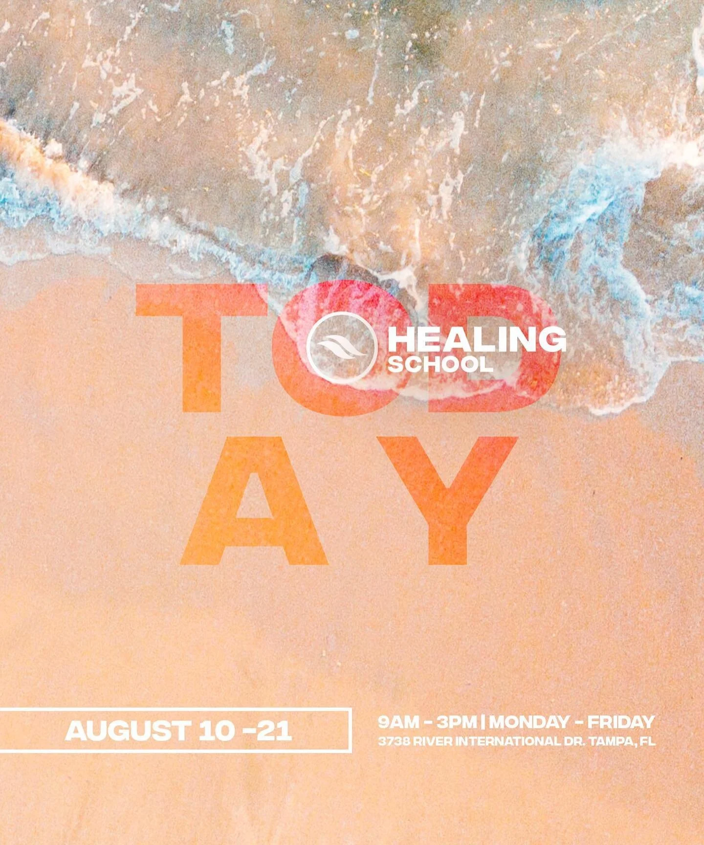 Healing School Starts today! 🔥 Come and receive your miracle! 9am Daily - August 10-21st. Register when you arrive in Studio B. It&rsquo;s going to be a powerful session!