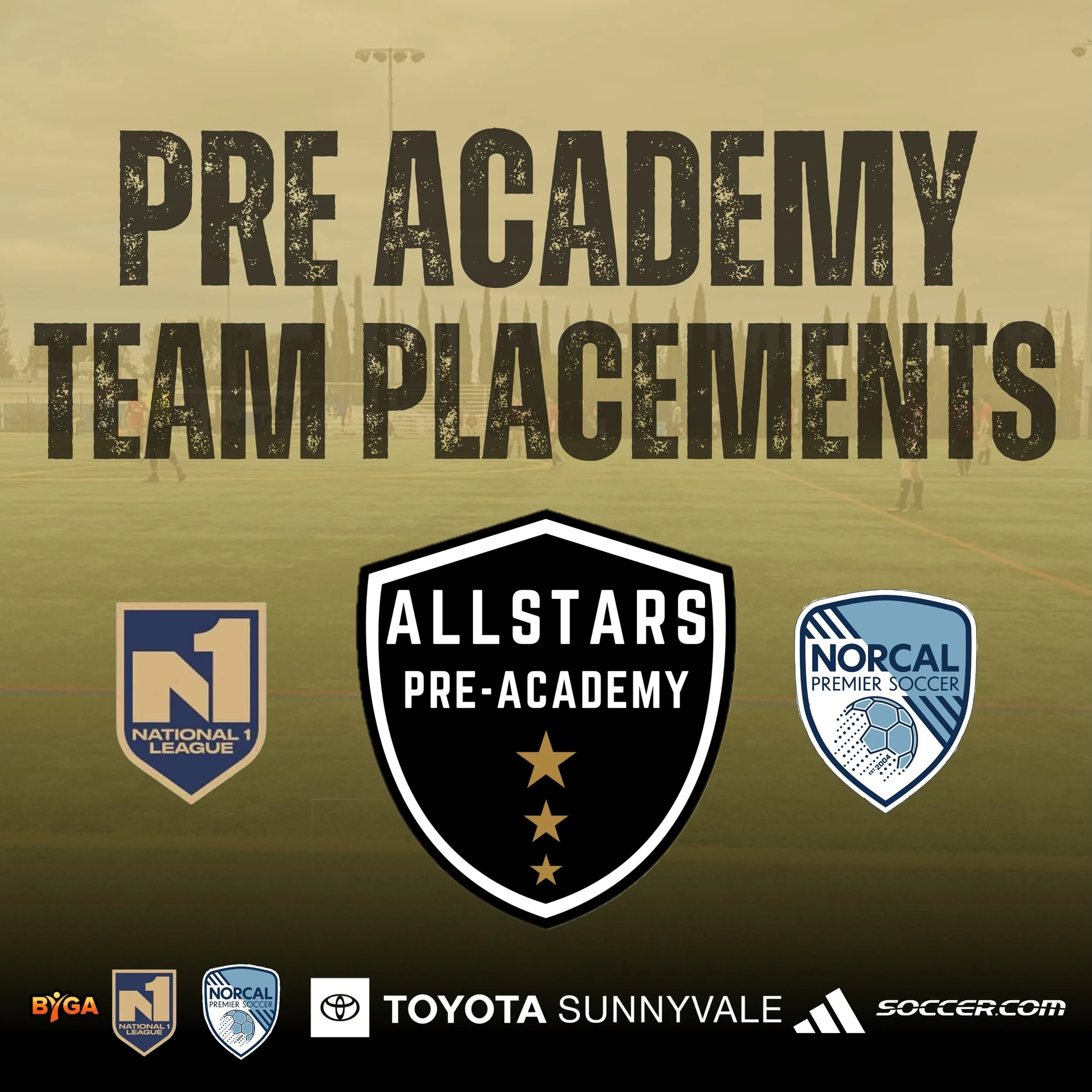 📢 Who&rsquo;s ready to compete?!? 📢

⚫️ We&rsquo;ve got our Pre-Academy division placements ready to go!

⭐️ Excited to compete this Fall!

Looking to check out Allstars SC? Sign up for a tryout using the link in our Bio!

#WeAreAllstars #WeAreAllI