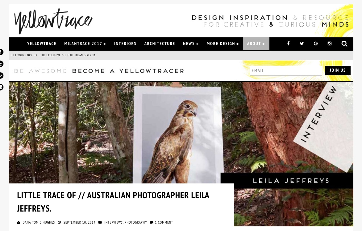 Little Trace Of // Australian Photographer Leila Jeffreys.