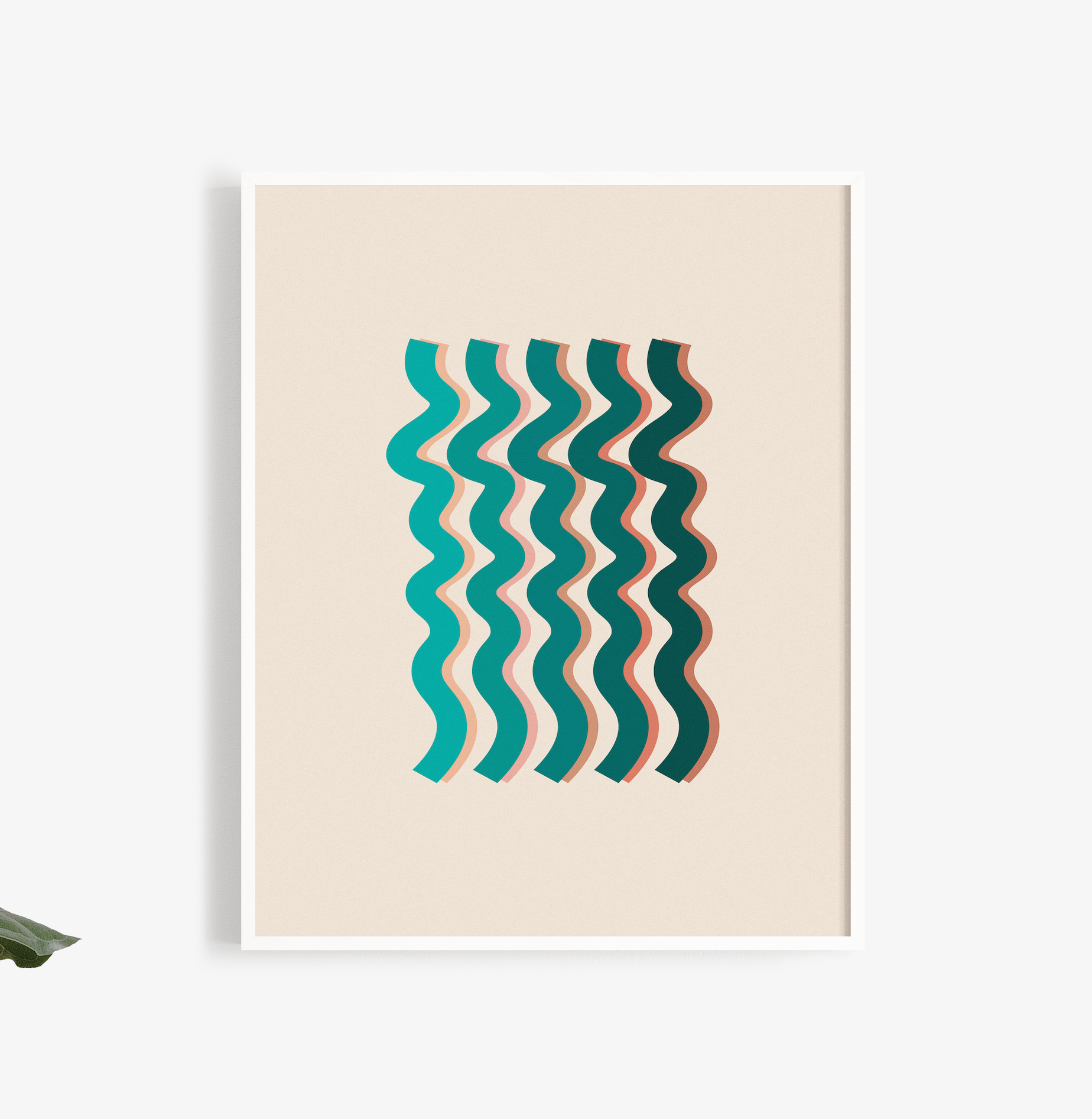 Sun Rays Green Framed.png