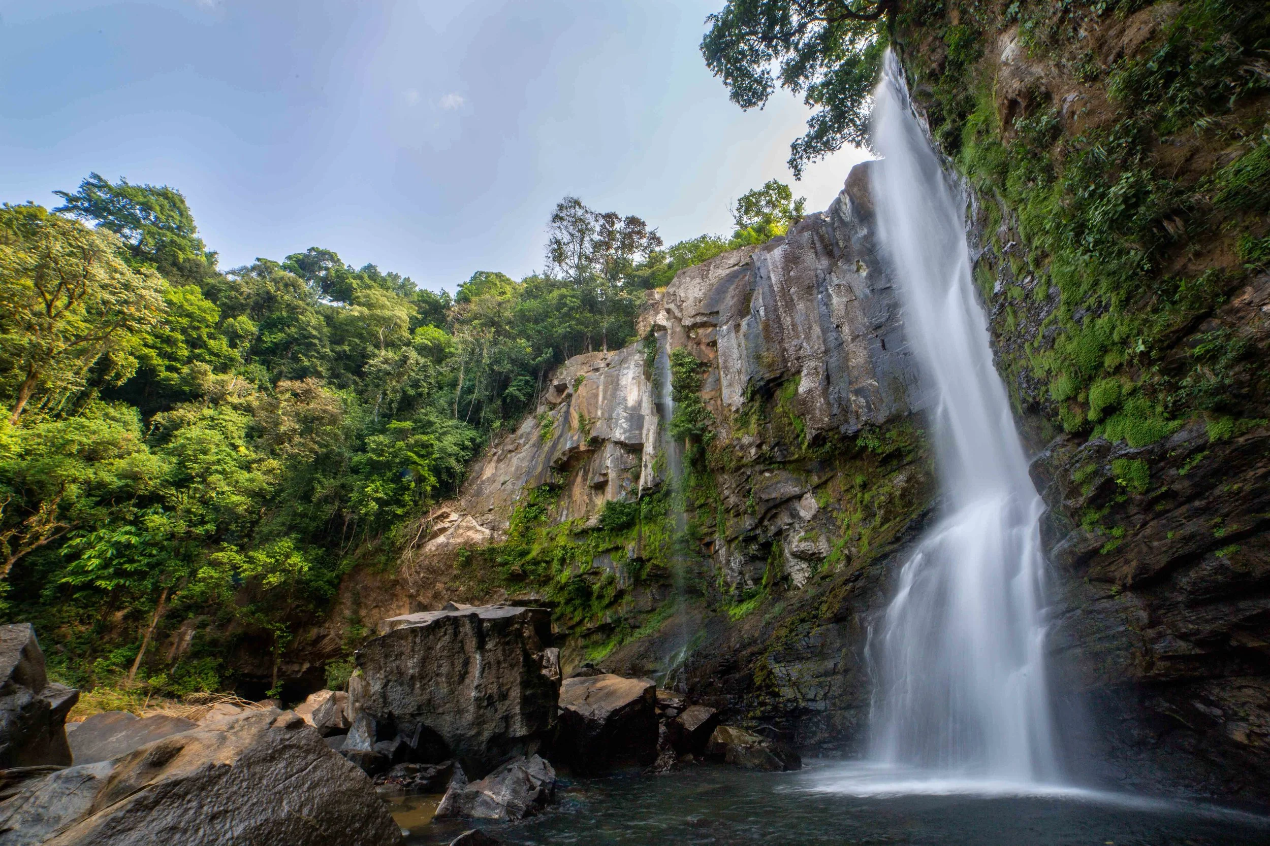 Nauyaca waterfall’s upper falls