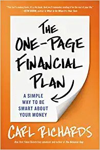 The One Page Financial Plan by Carl Richards