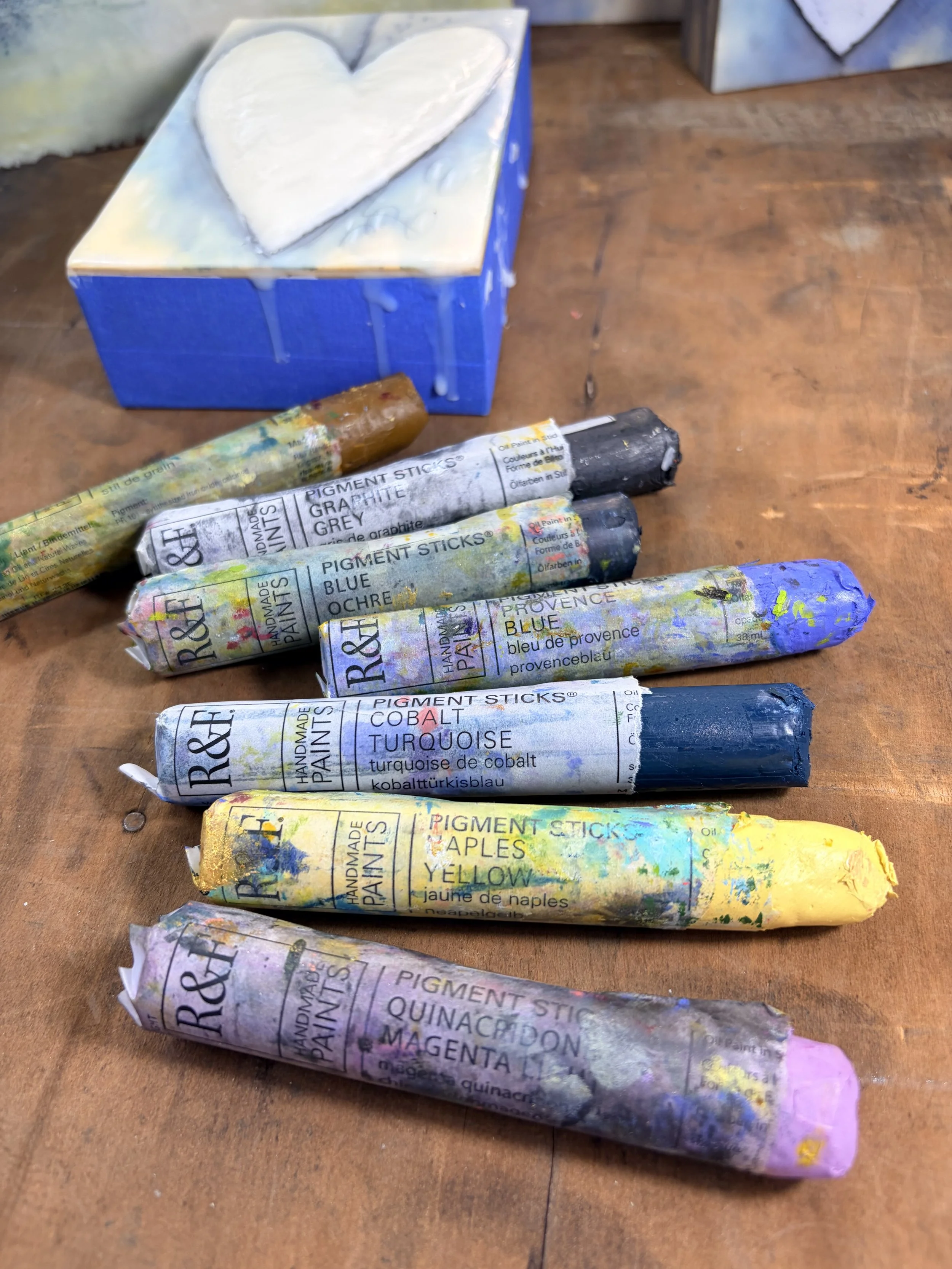 R&F Pigment Sticks & Drawing Oils - Opus Art Supplies - Coquitlam