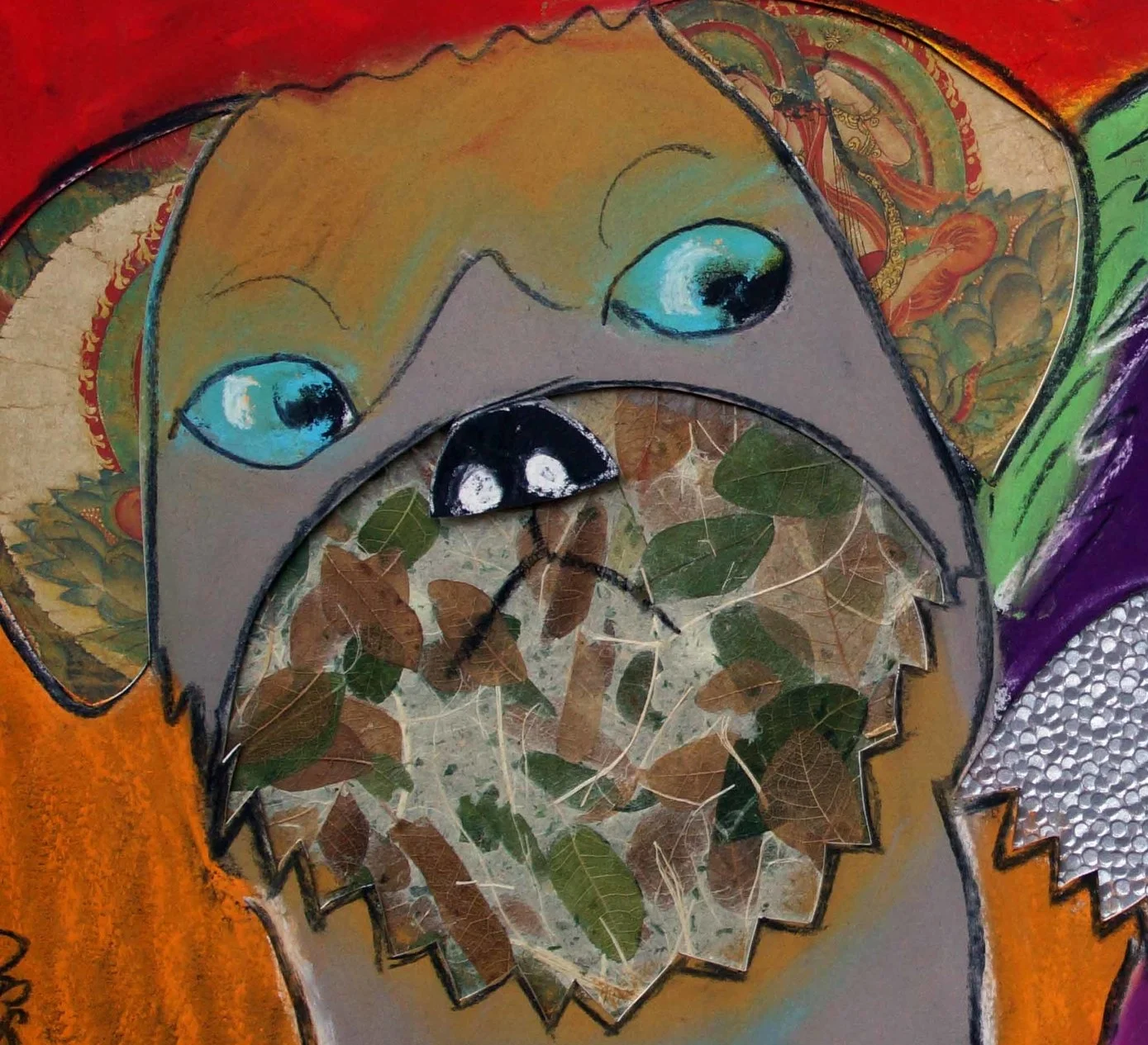 mixed media pooches small.jpg