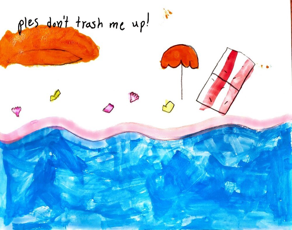 Please Don't Trash Me Up--Beach/Ocean