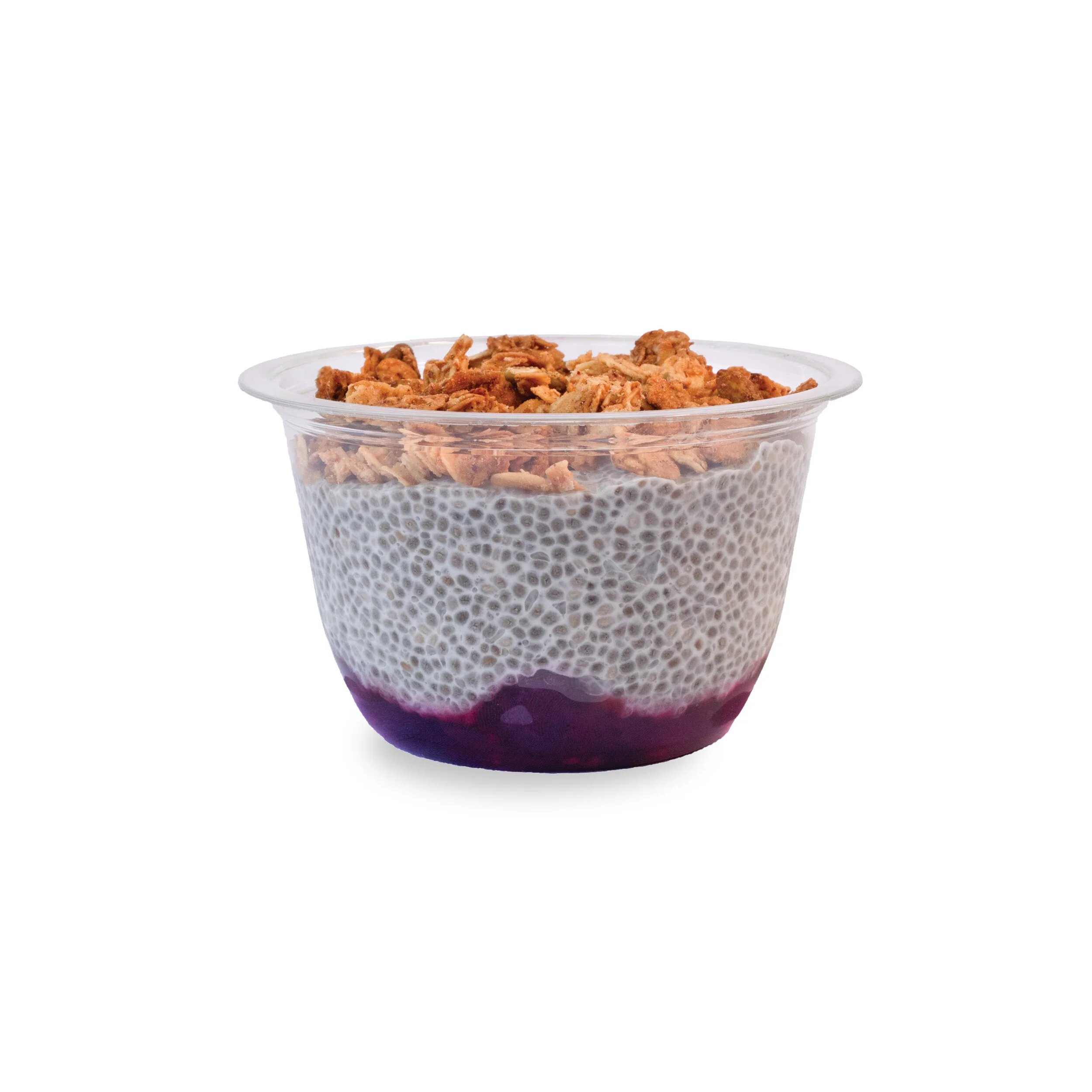 berry chia granola pot