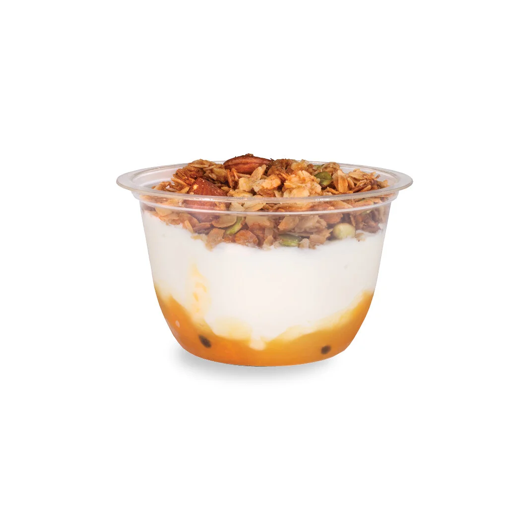 mango greek yoghurt granola pot