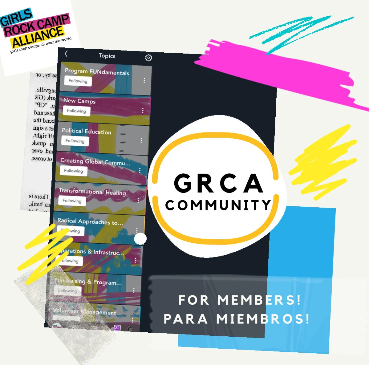 We are not alone and our work transcends borders 