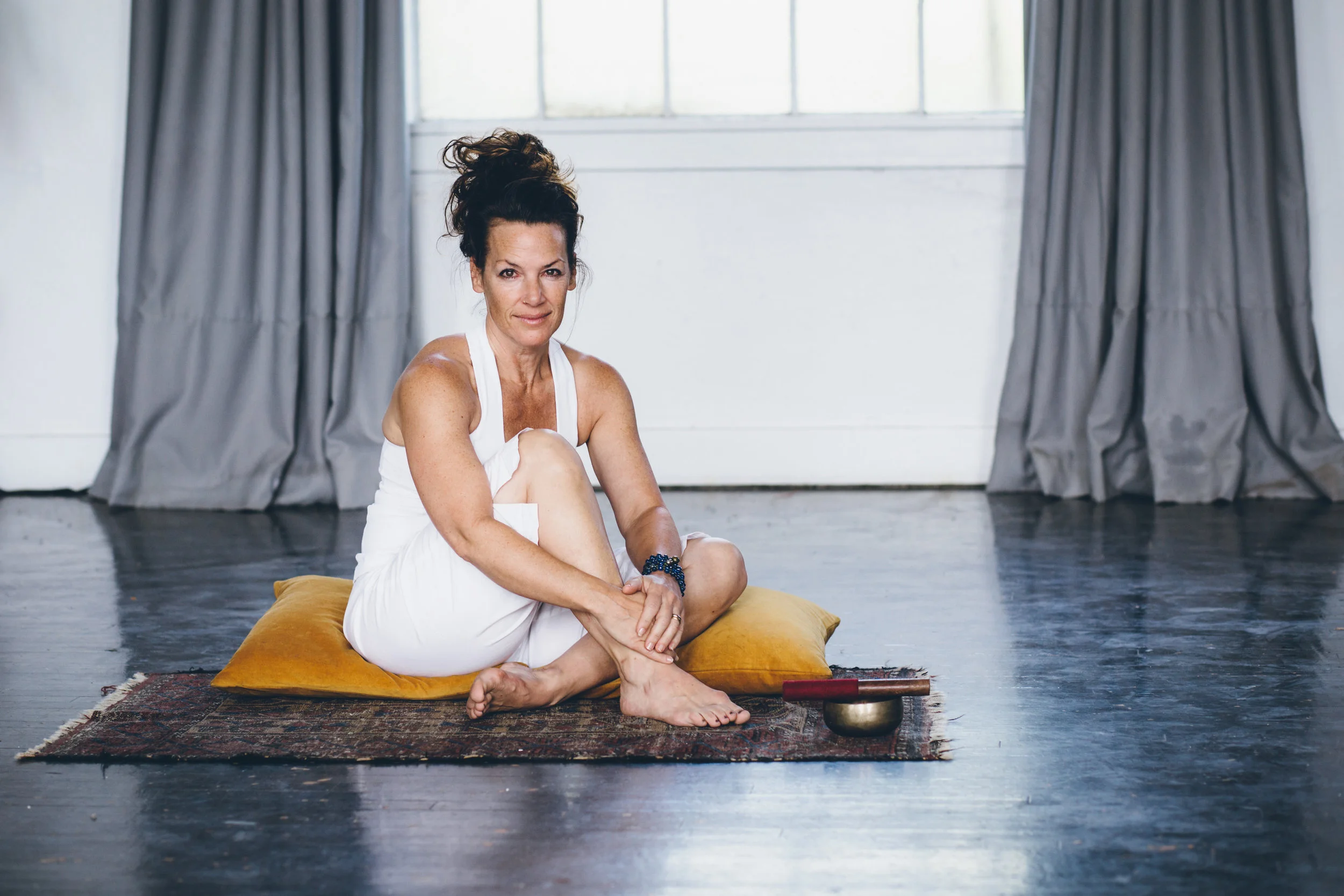 Tina Porter is a nationally recognized Yoga and Meditation teacher located in Denver, CO. She focuses on the psychology of Yoga and integration of breath into every day life. She currently teaches at select studios in Denver, leads events and offers private programs to both individuals and corporations. Tina has taught classes, workshops and retreats all over the world and has been noted in renown publications such as Top of the Town, 5280 Magazine, Origin, Shape, Yoga Journal and The Denver Post Tina Porter Yoga is a multi-dynamic experience; a merging of movements that combines balanced sequence with elements of physical exercise, mindfulness, meditation and breath work.Tina’s classes blend Yoga and Psychology. Through her ever-evolving series of flowing poses and guided breathing techniques, your body will physically open while also stretching the space between thought forms.