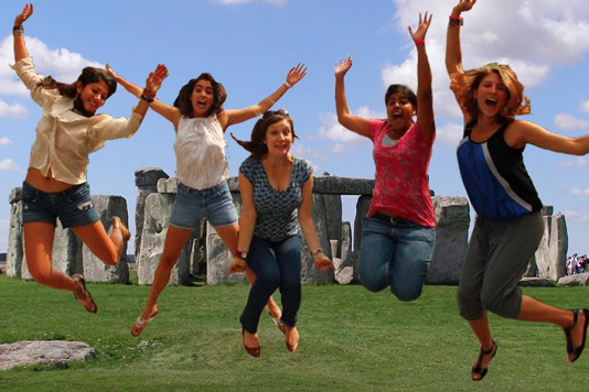 Woah! This just got a whole lot less boring. The real mystery is how Chelsea got so high off the ground! Look at her! Sure looks like they had fun.