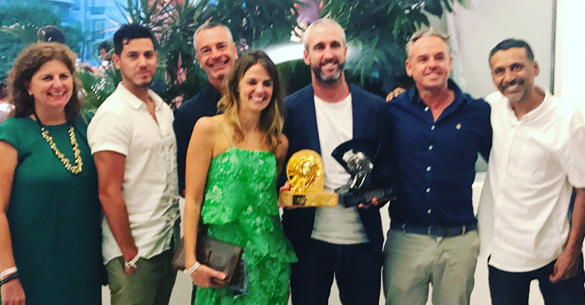 The Host/Havas team at with their Cannes gold.