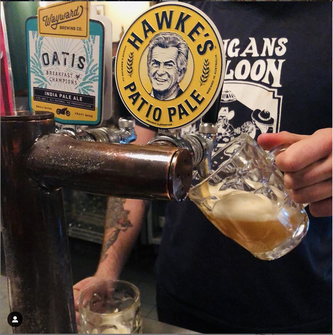 Cam’s drink of choice @macb72 . Check out our interview with the Hawke’s Brewing Co founders this issue.