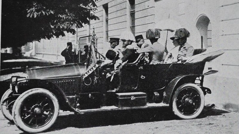 The Gräf & Stift touring car that carried Archduke Franz Ferdinand and his wife Sophie to their death on June 28, 1914.