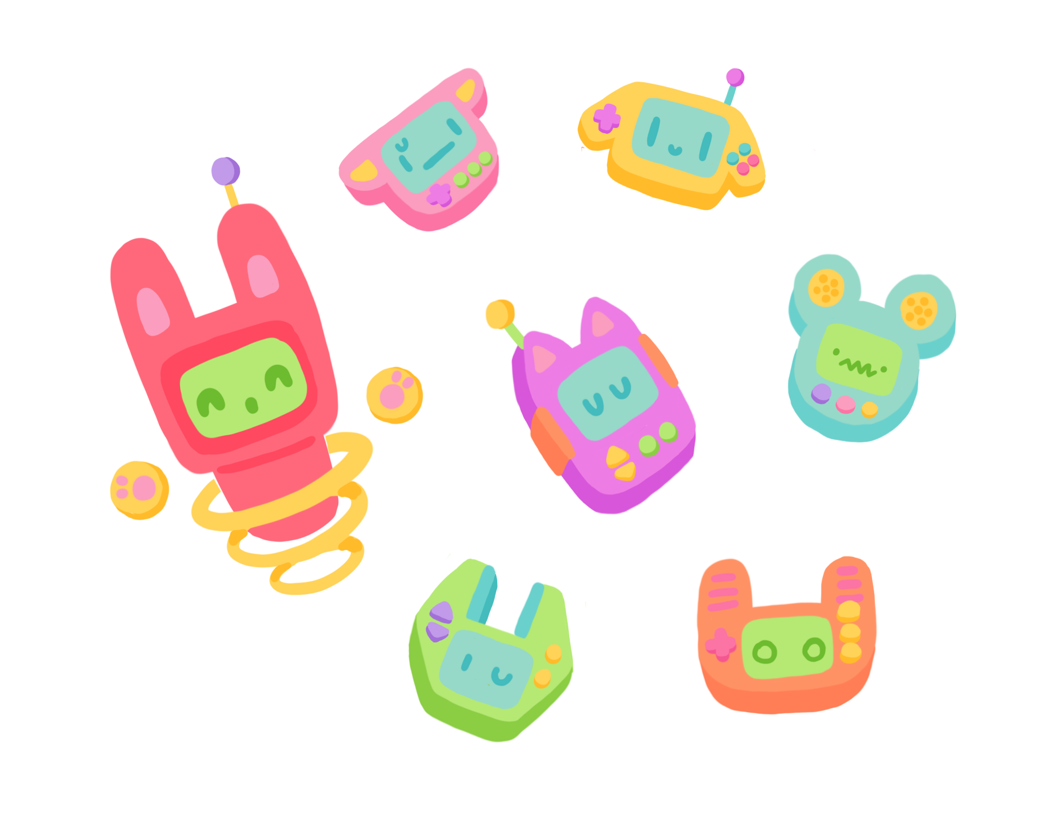 So many cute little PET Bots!