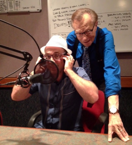 Me in the studio with Larry.