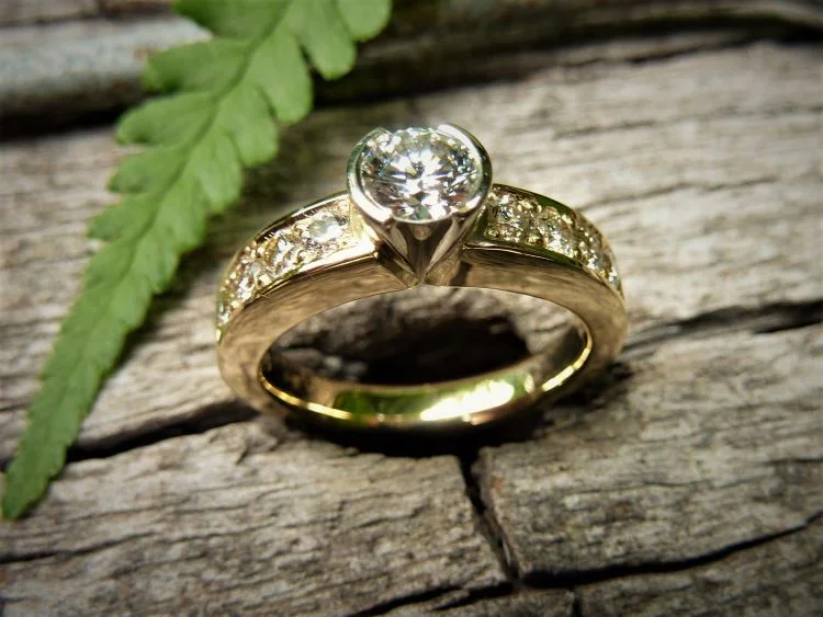 18ct Engagement ring remade