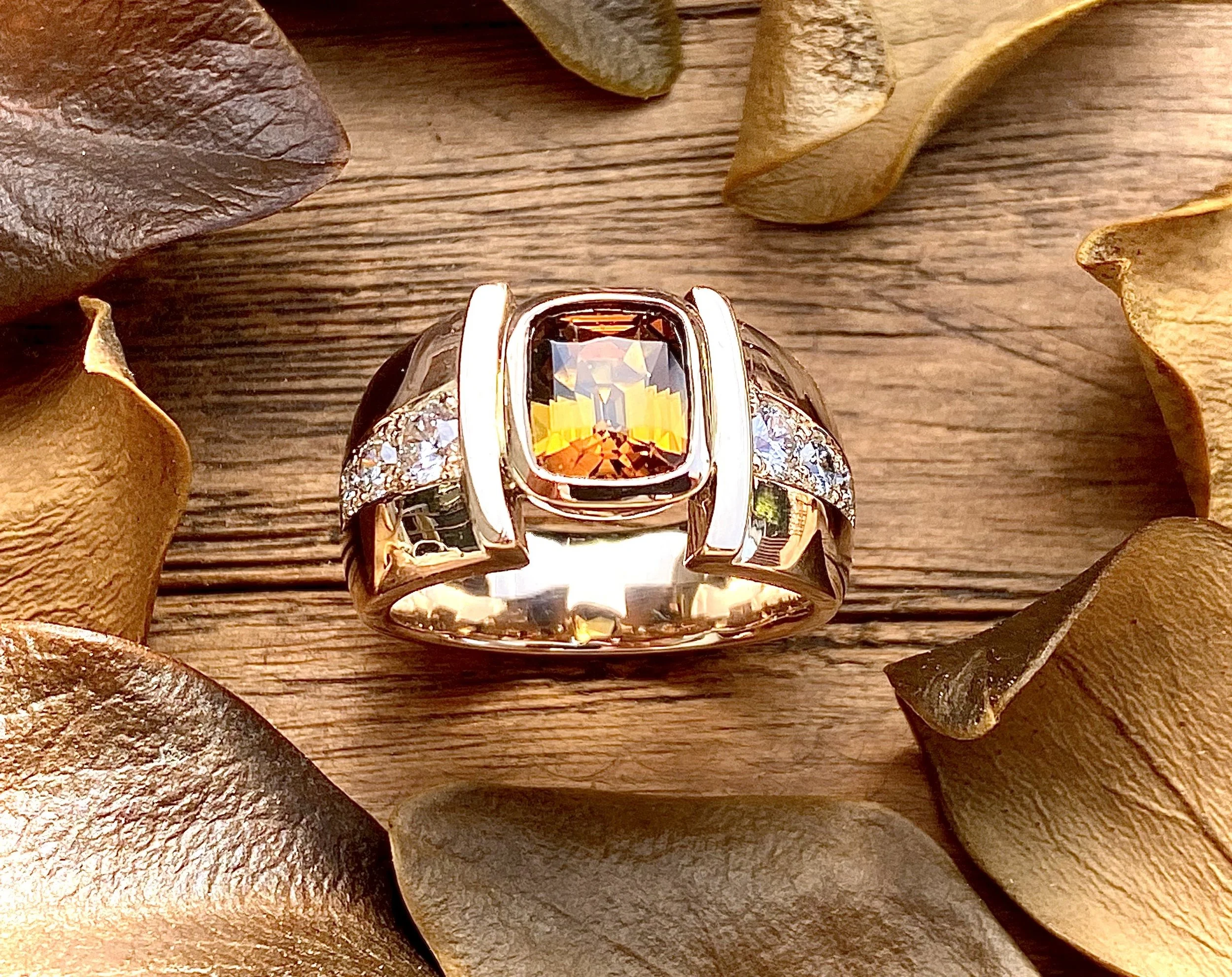 A Sunset Tourmaline statement piece