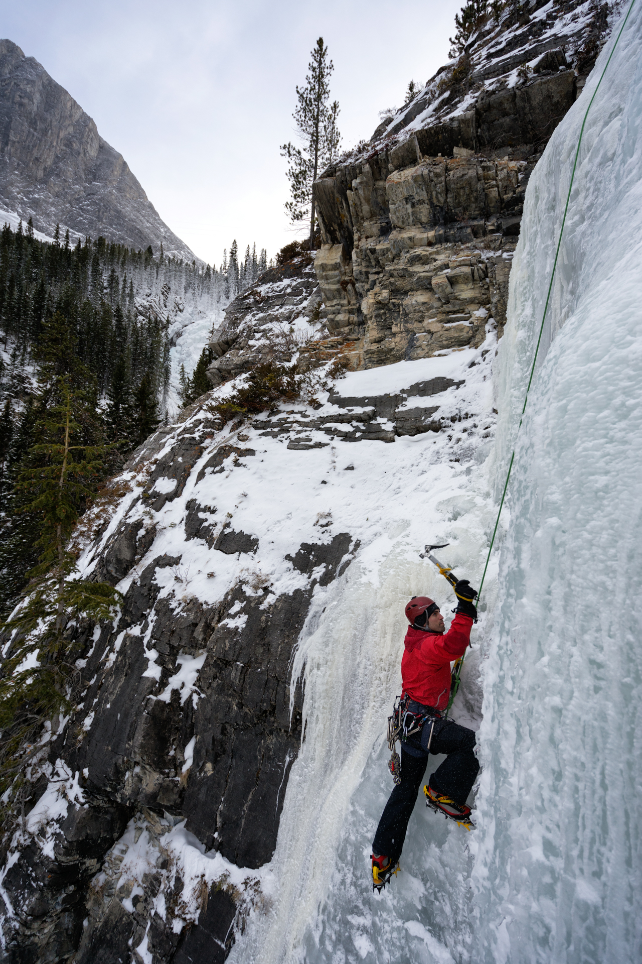 Ice Climbing at The Junkyards