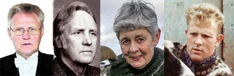 Gunnlaugur, Ingvar, Jóhanna, Haraldur
