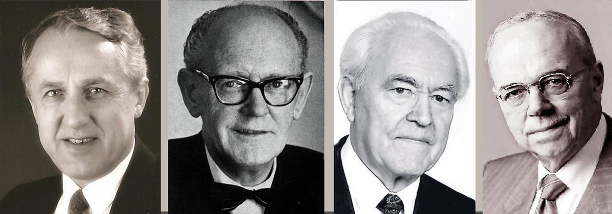 Stefán Hirst, sr Jón Auðuns, Jónas B. Jónsson og Arinbjörn Kolbeinsson.