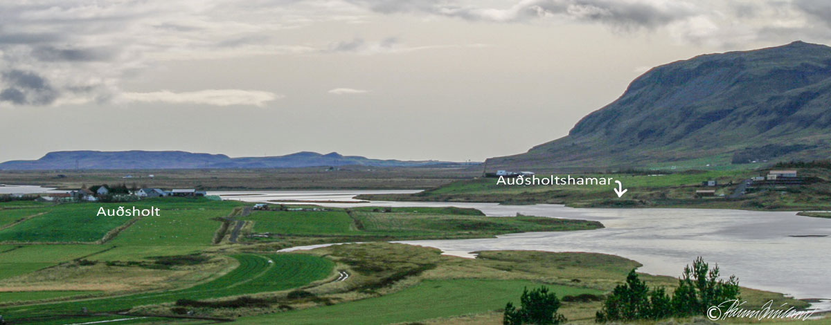 Auðsholt og Auðsholtshamar (2008) (mynd pms)