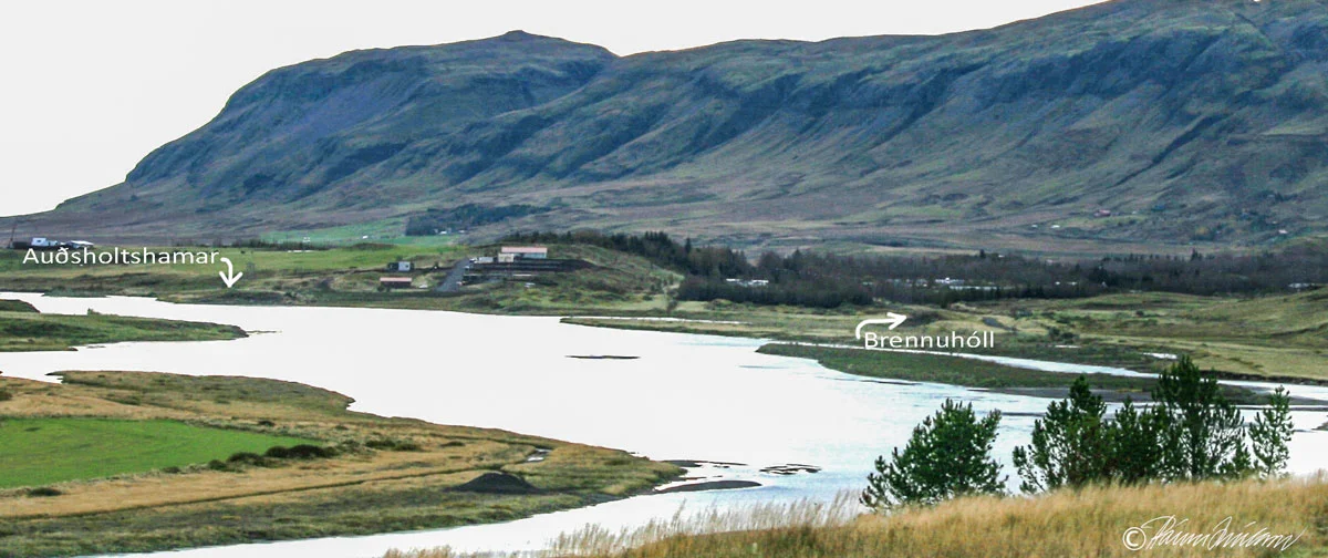 Auðsholtshamar og Brennuhóll (2008) (mynd pms)
