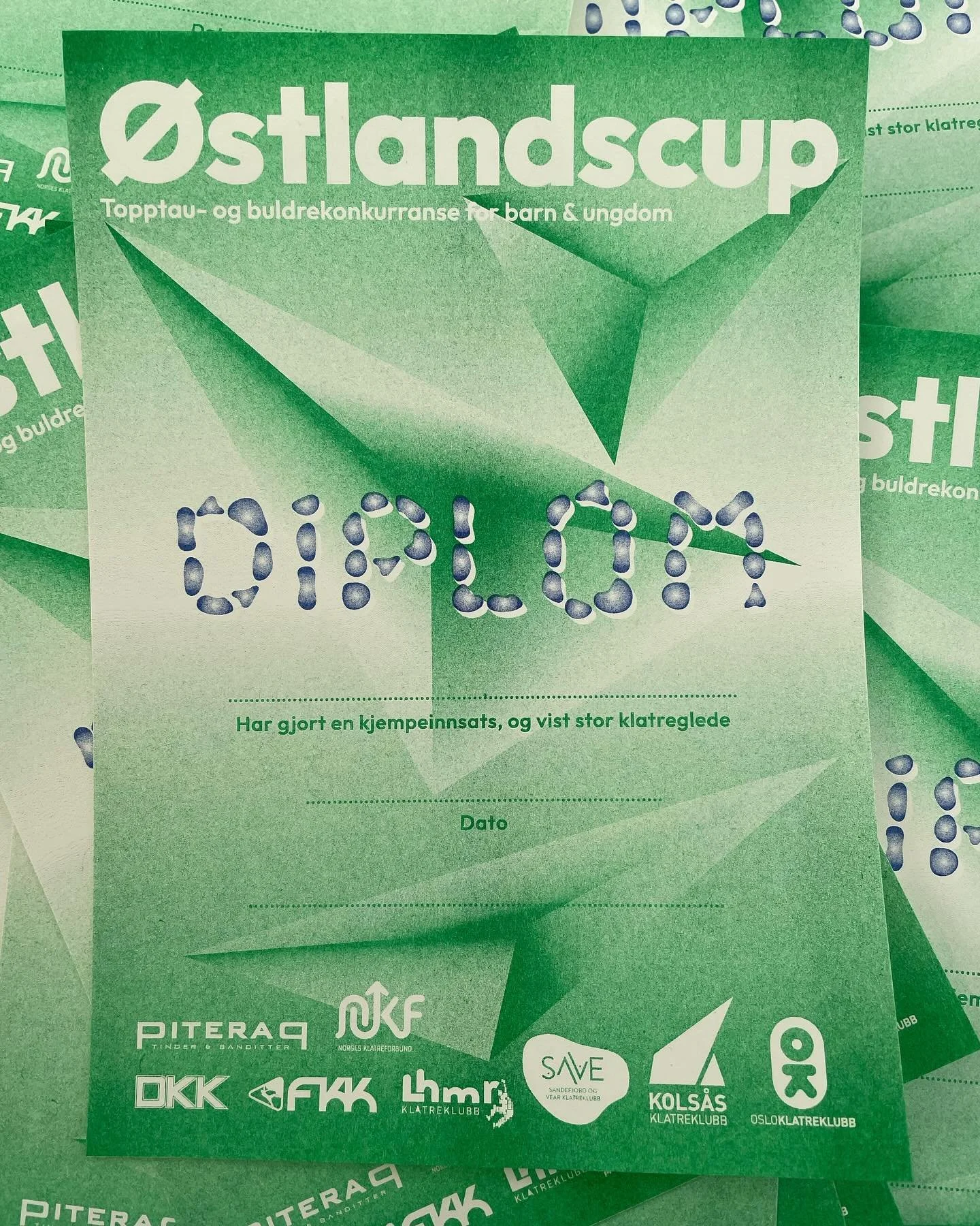 Ei lita pro bono jobb for &Oslash;stlandscup, en topptau- og buldrekonkurranse for kids 🤍 

Meget pent trykk levert av @oonda.space 🍏