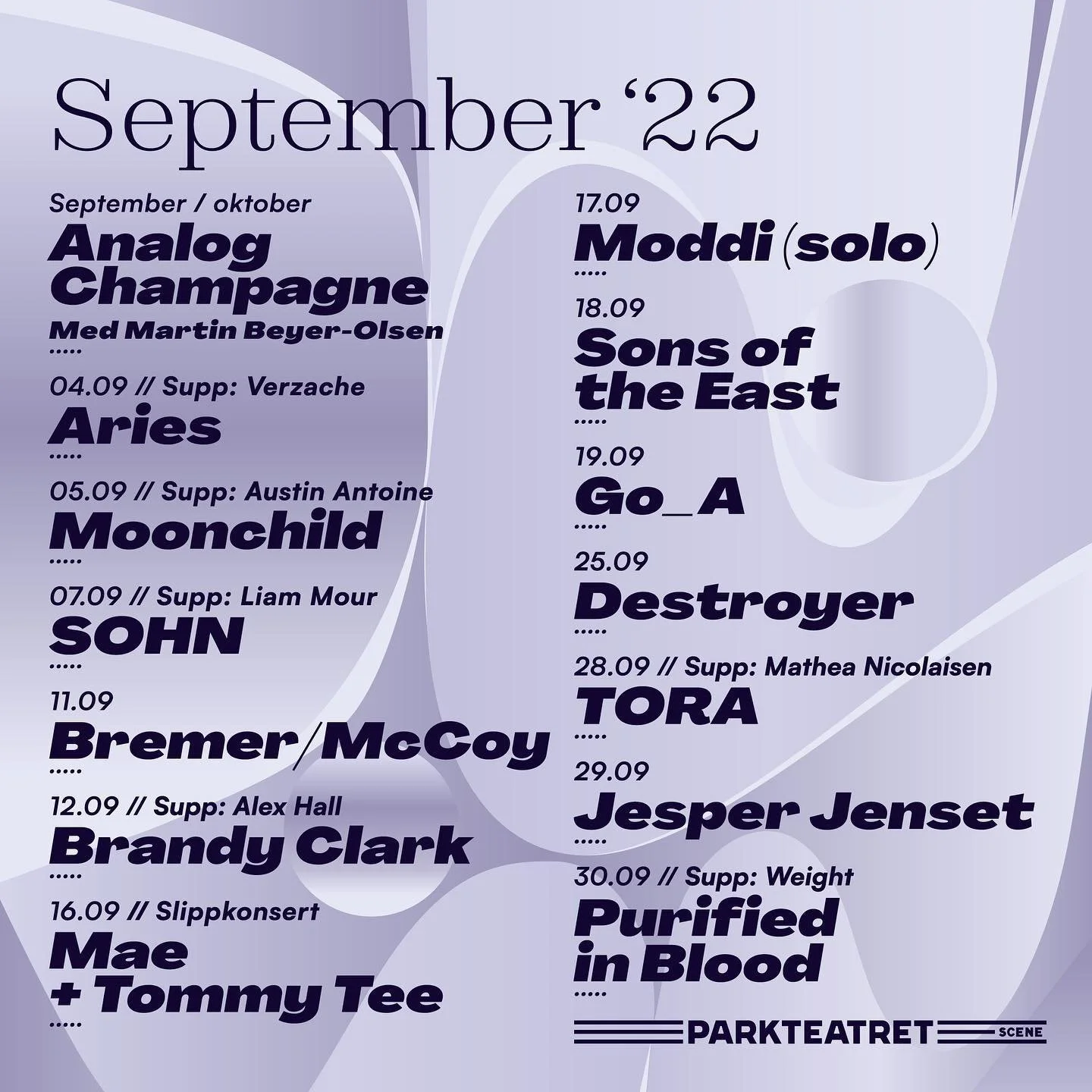 ⚪️▫️⚪️◽️
September @parkteatret 
&hellip;