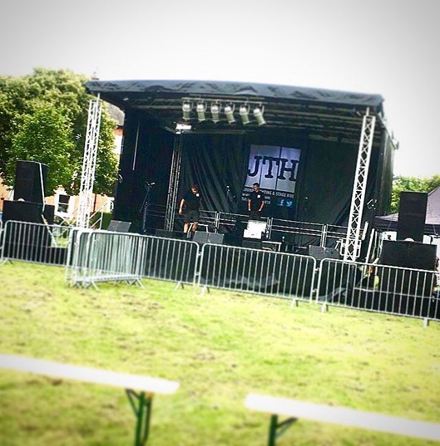 One snap from our Very busy weekend. This was today's set up for Leicester Tigers - Tigers in the park #leicestertigers #tigersinthepark #festival #stage #jthevents #jthire #watchthisspace #aiminghigh #youngentrepreneur #businessowner #eventhire #eve