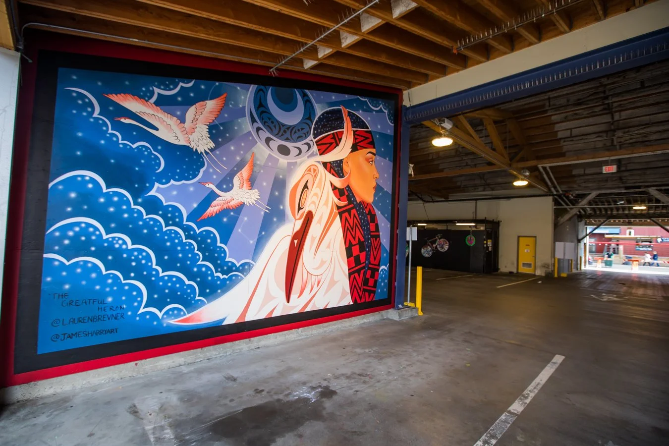  “Lauren and I have been collaborating on artwork for the last two years. We’ve been amalgamating our styles together and really trying to come up with something that is a balance of both of our styles and techniques. We’ve arrived in a place where w