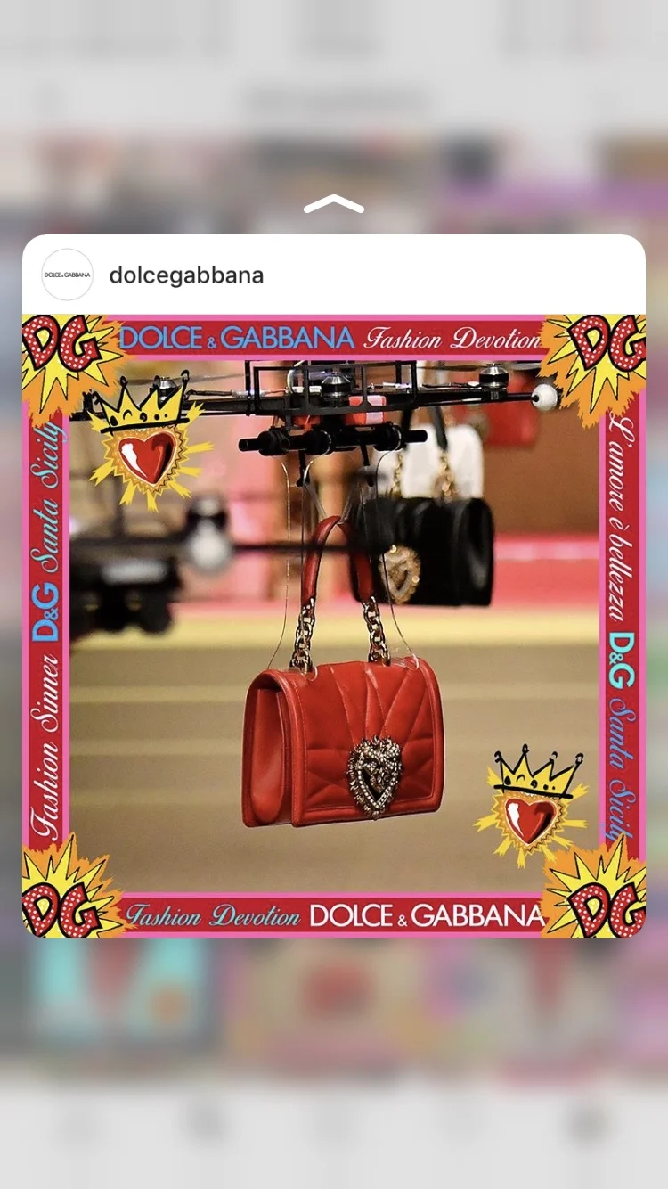 Instagram @dolcegabbana