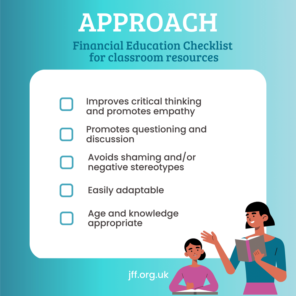 Checklist for choosing Financial Education Resources — Just Finance