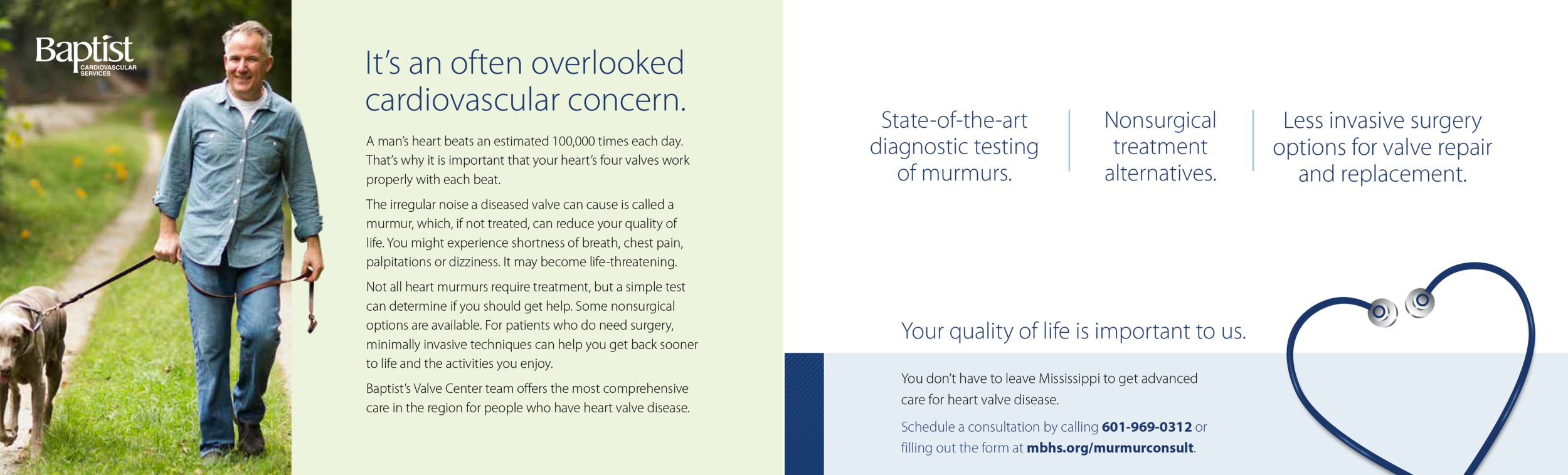 Self Mailer: Inside Panel, Older Male Demographic