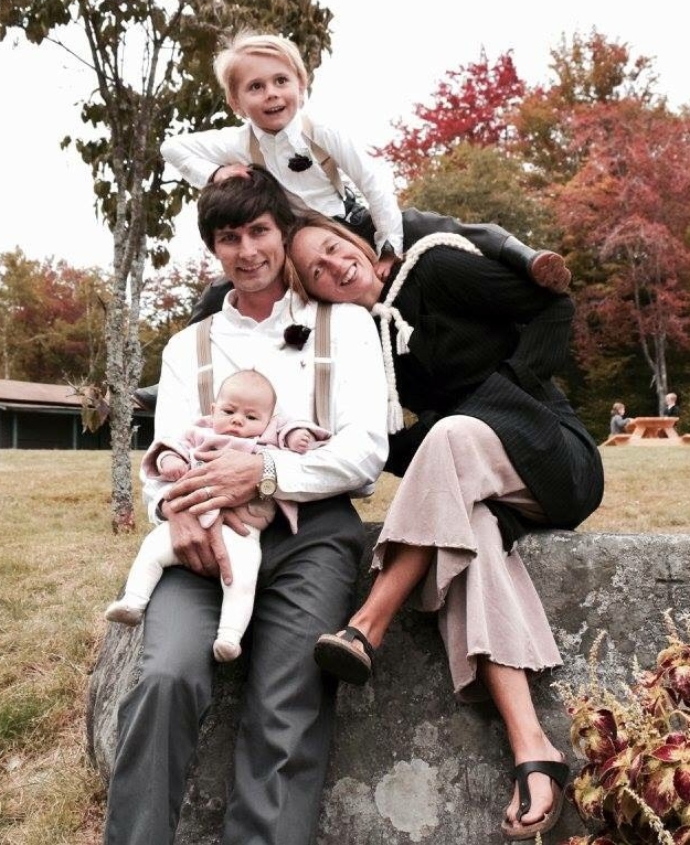 Kirsten and her family.