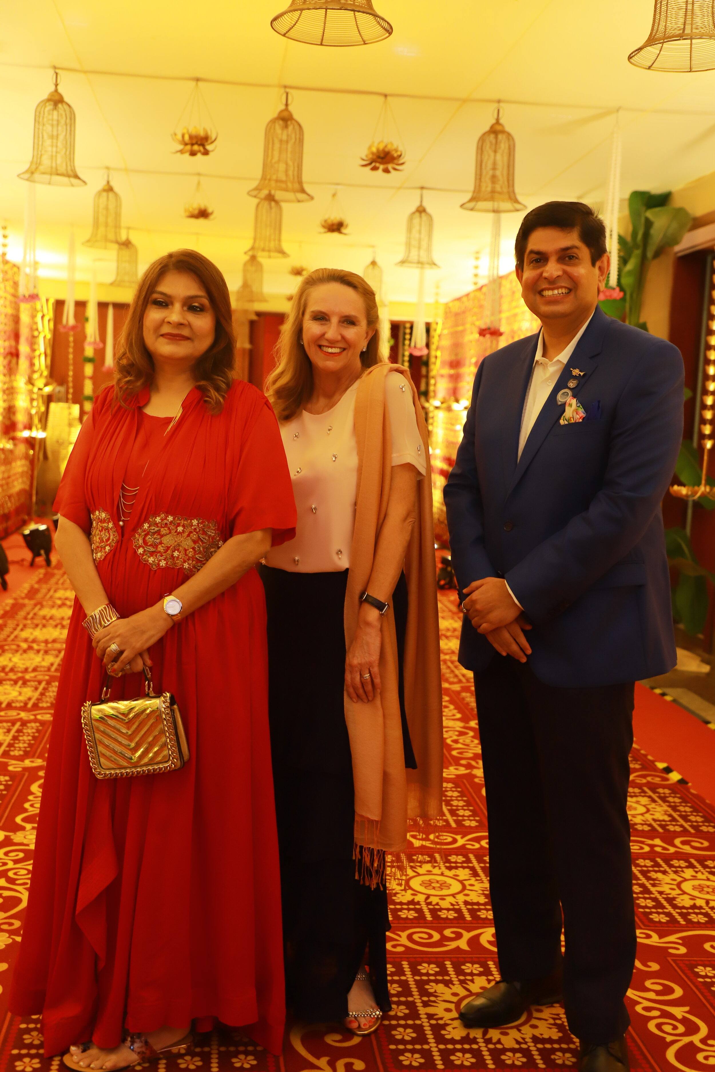 Mr. Manish Dayya, GM- NHCC.HICC Ms. Sima Taparia, Ms,Kerrie Hannaford, VP, Commercial, Accor India and South Asia (4).JPG