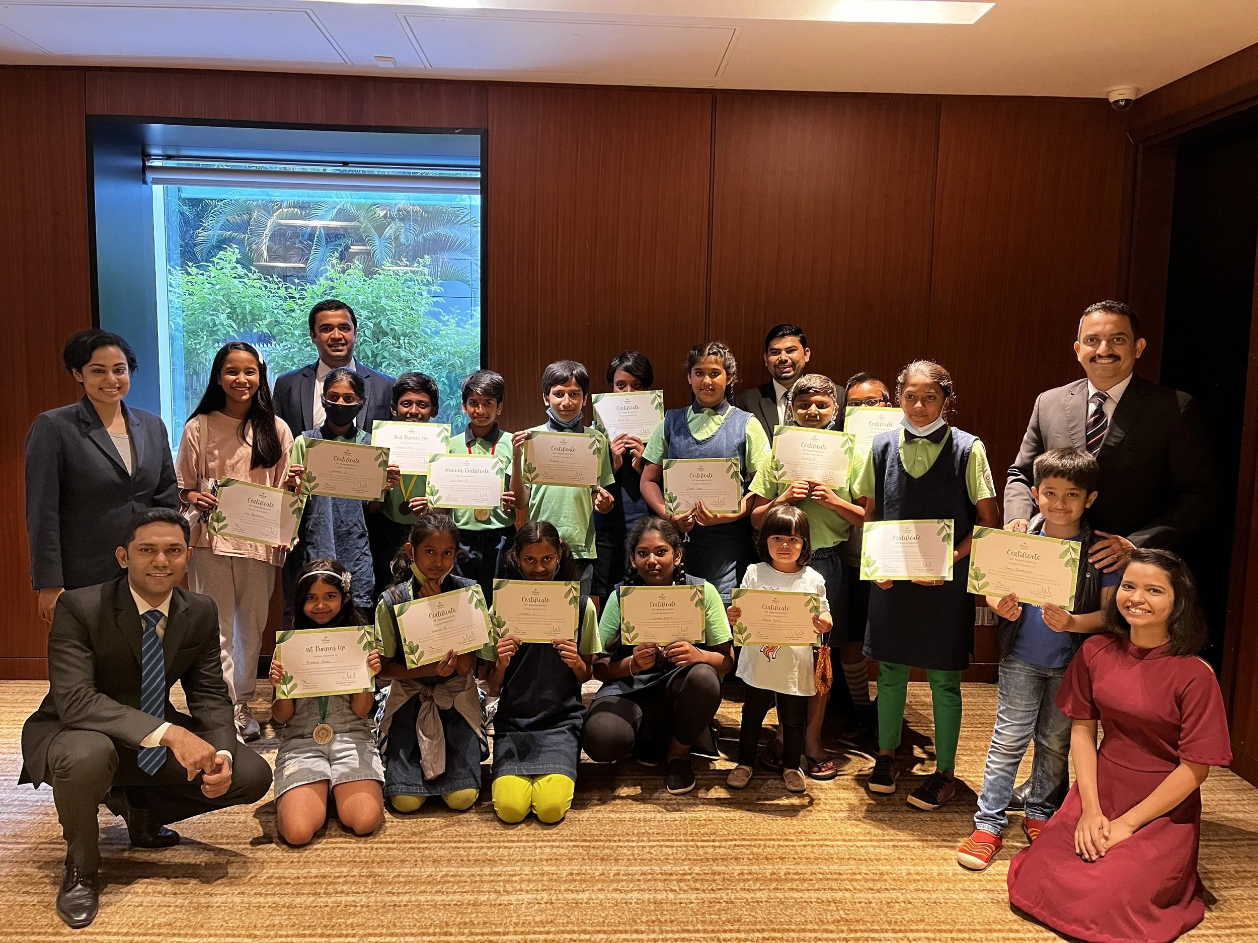 Slogan Writing and Painting competition to create awareness on World Environment Day at Hilton Bangalore Embassy GolfLinks.JPG