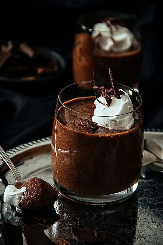 Dark Chocolate Pudding With Malted Cream.jpg