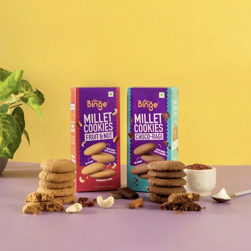 Millet Cookies Fruit and Nut and Millet Cookies Choco Ragi.JPG