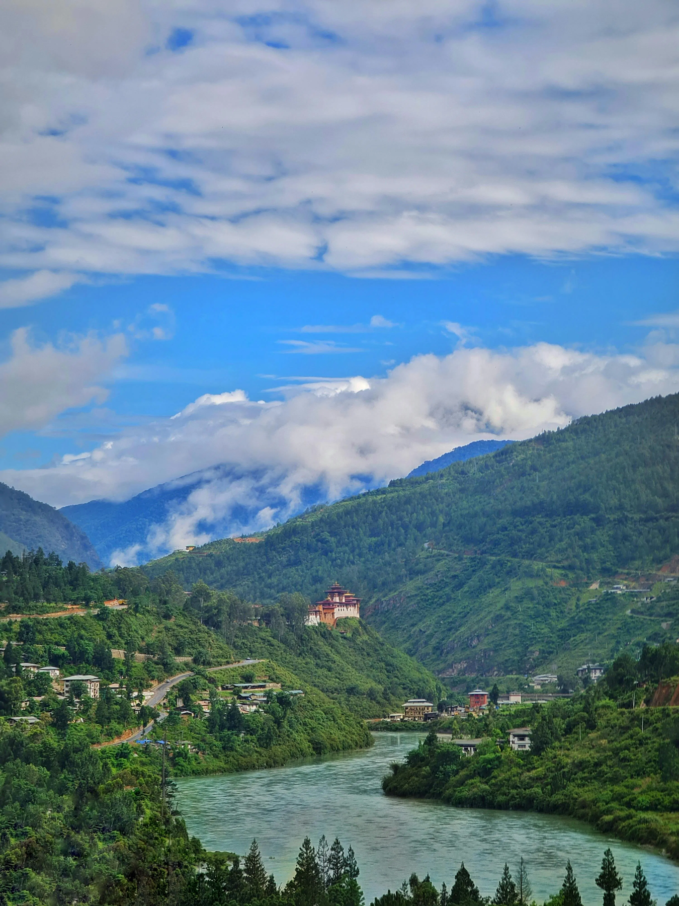 View from Rungkhung Village Resort in Dirang.jpeg