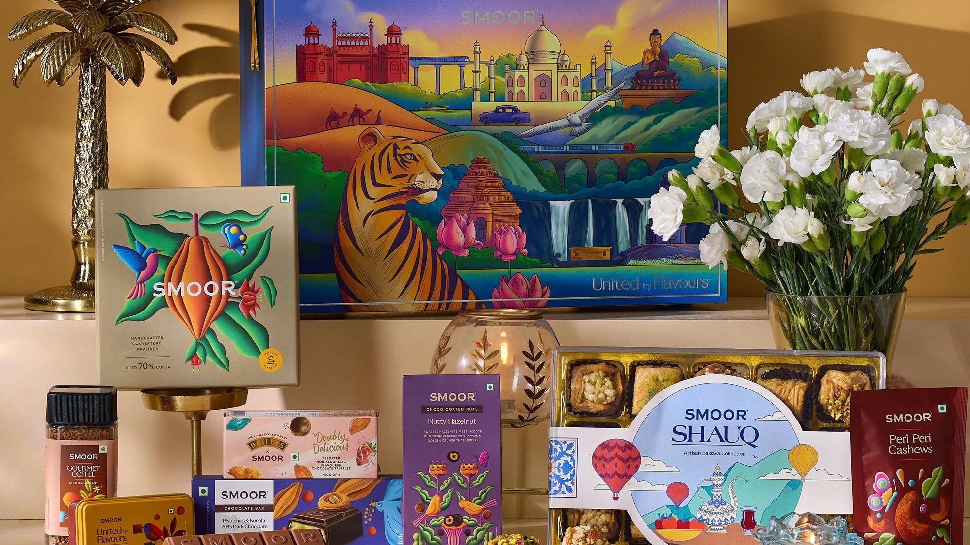 Pralines, Baklava and Brass Diyas: Inside SMOOR's Six-Hamper Diwali Collection
