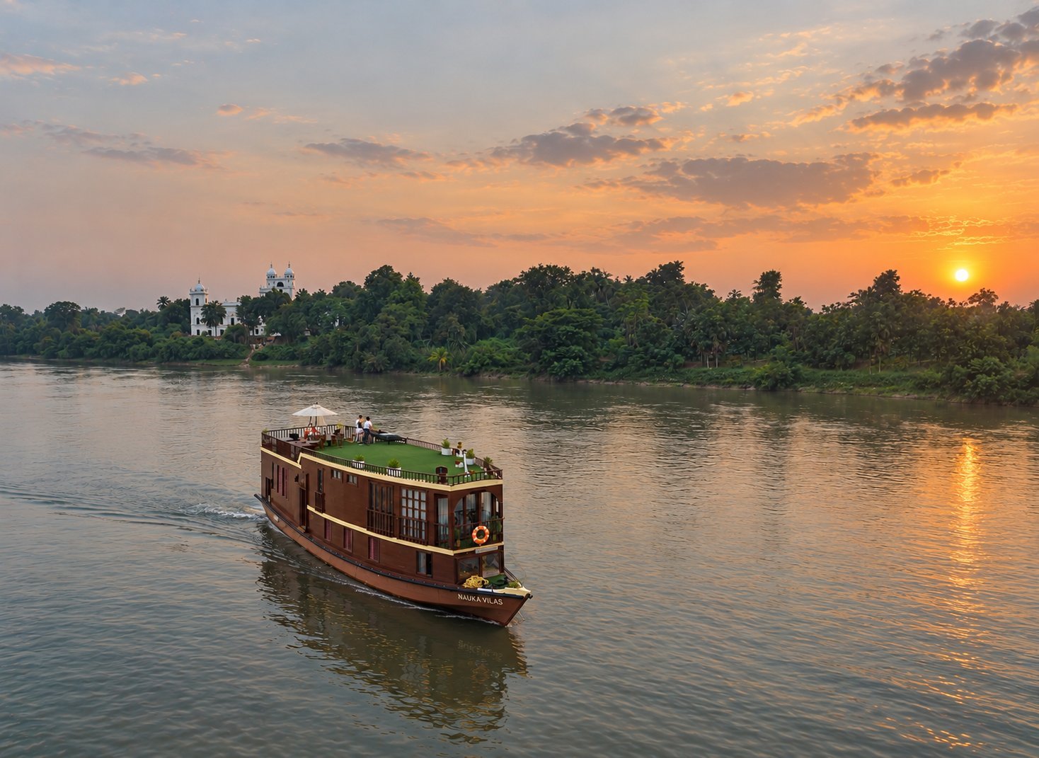 Antara Cruises Launches Nauka Vilas, a One-Suite Wooden Yacht for Private Journeys on the Hooghly