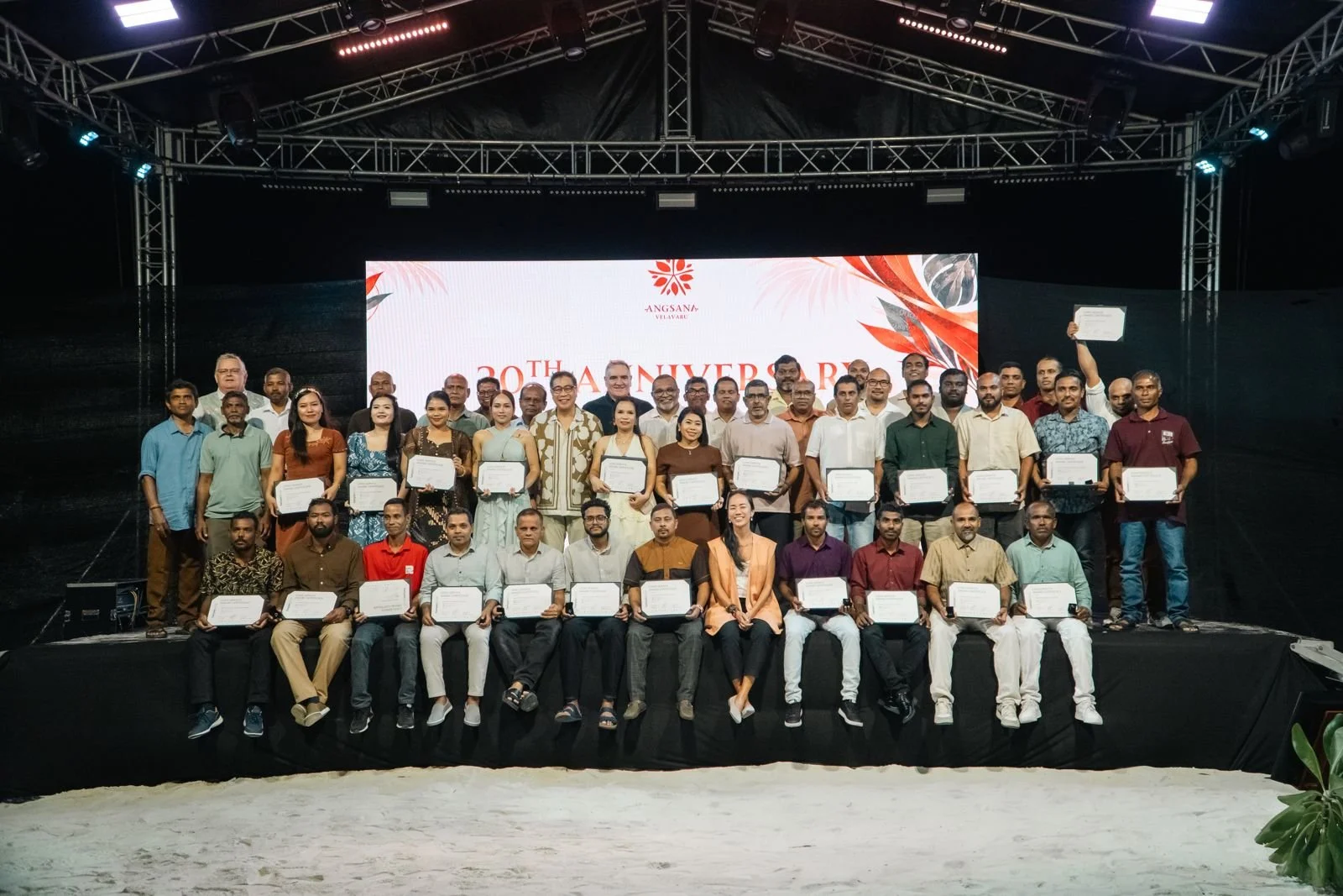 Angsana Velavaru Turns 20 and Honours 48 Long-Serving Associates