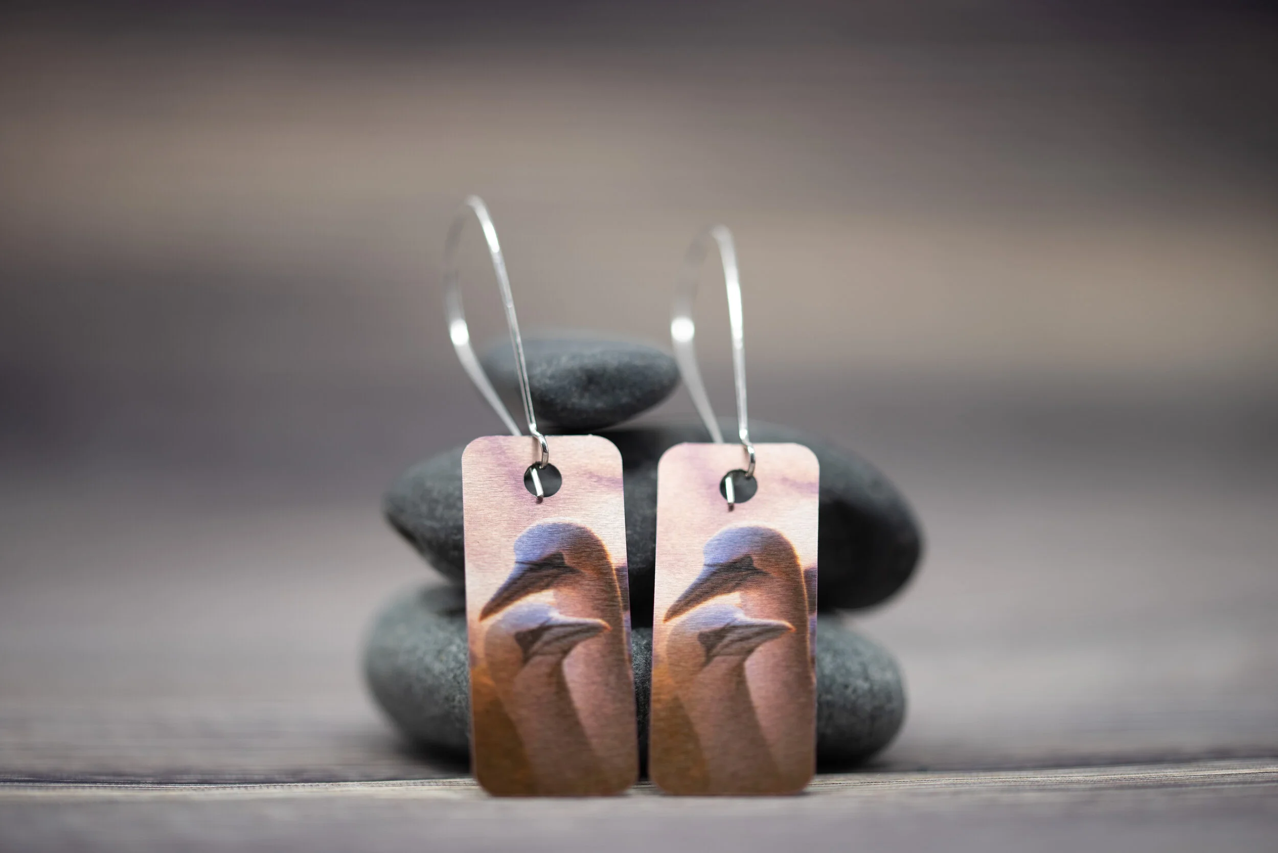 Gannet Aluminium Dangle Earring