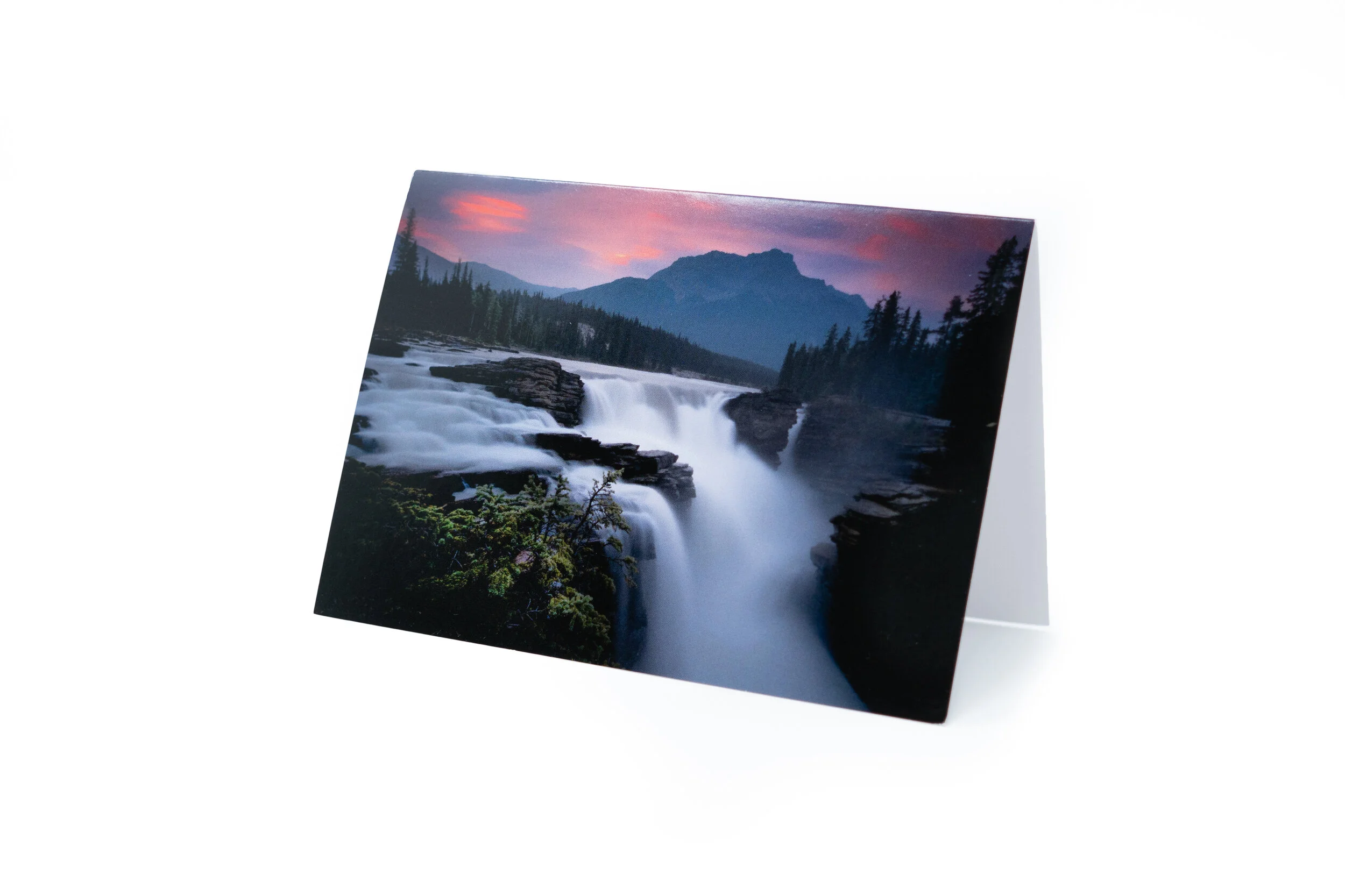 Sunrise over the Rockies postcard