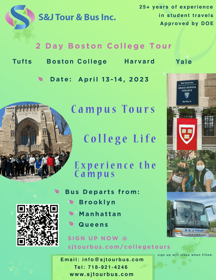 Tour Packages — S&J Tour & Bus Inc.