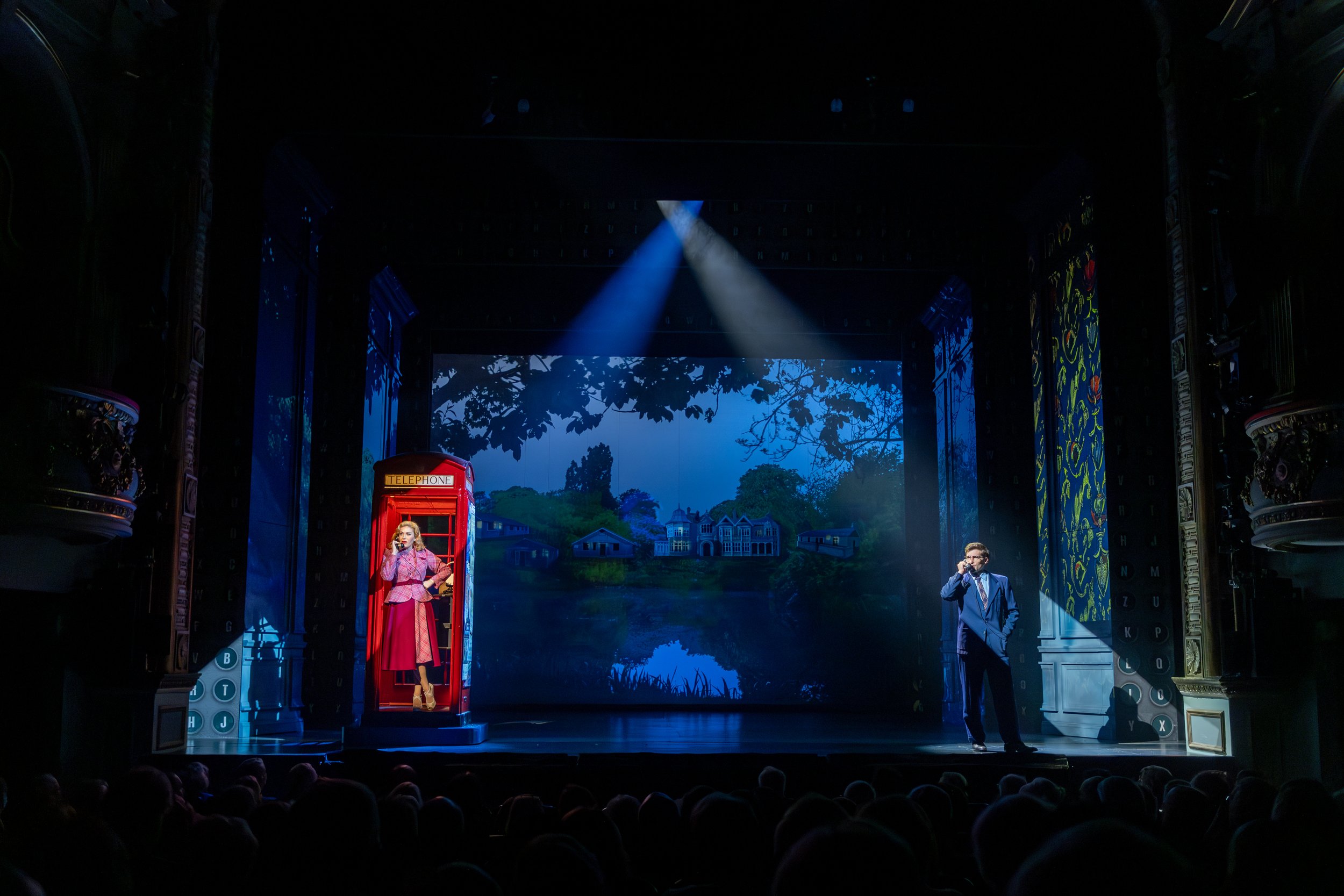  as Jock Colville with Kate Loprest as Lady Molly in the World Premiere of Ken Ludwig’s Lady Molly of Scotland Yard at Asolo Rep  