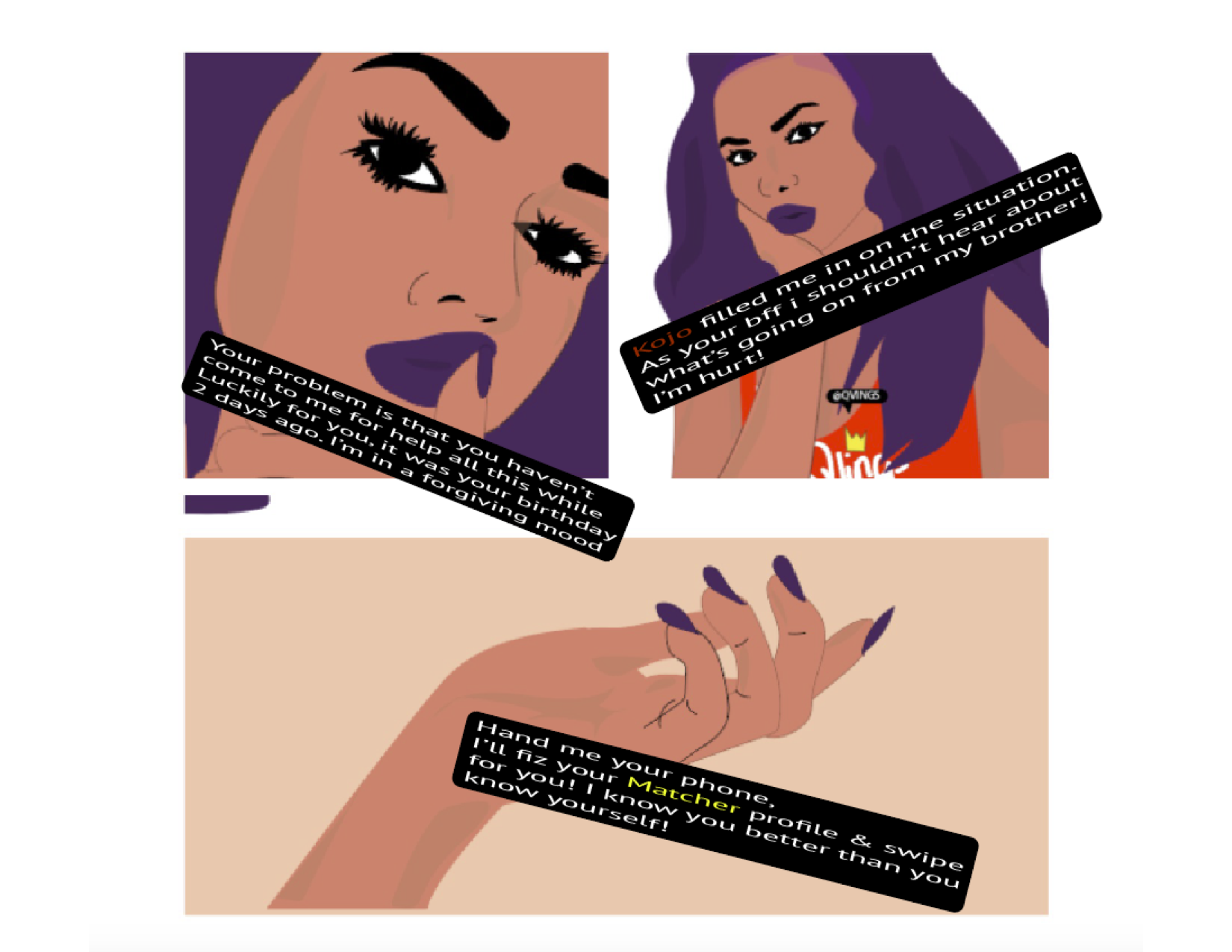  Compared to the first collage.. isn't this much better? 