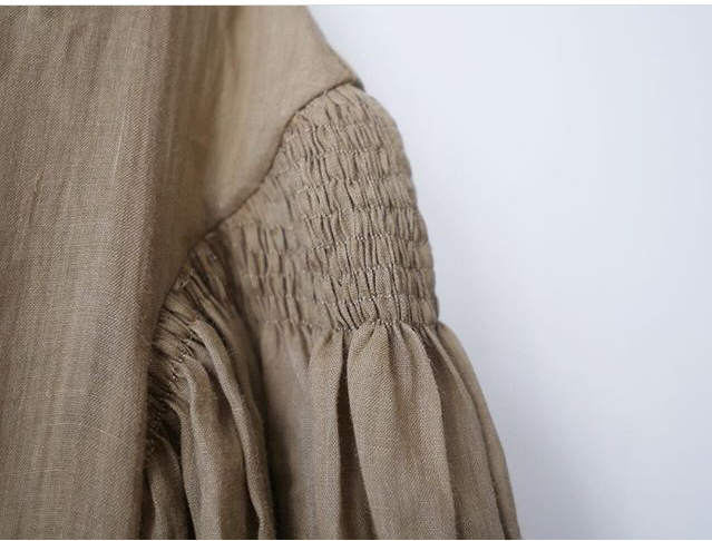 Nimbus Dress Gather Detail : Atelier Baba, Sampling