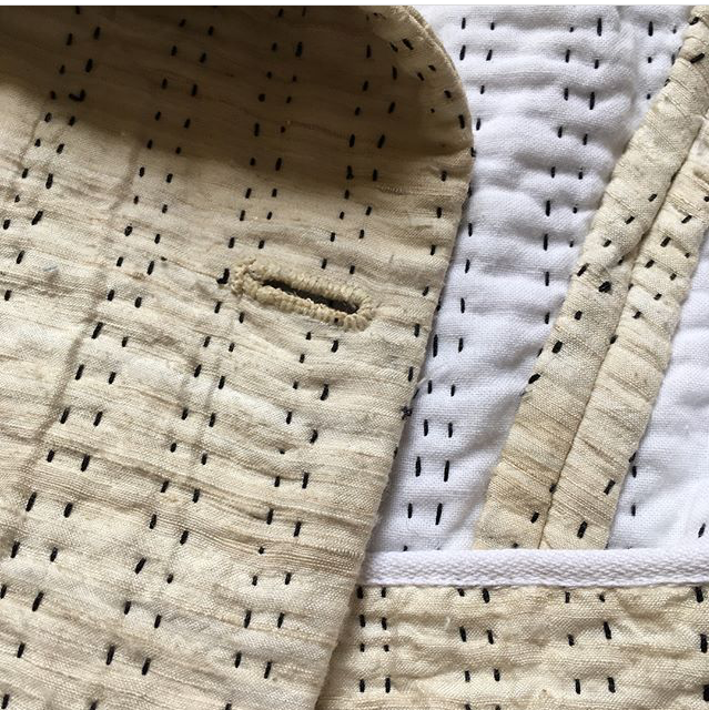 Victoire Jacket, hand finishing : Atelier Baba