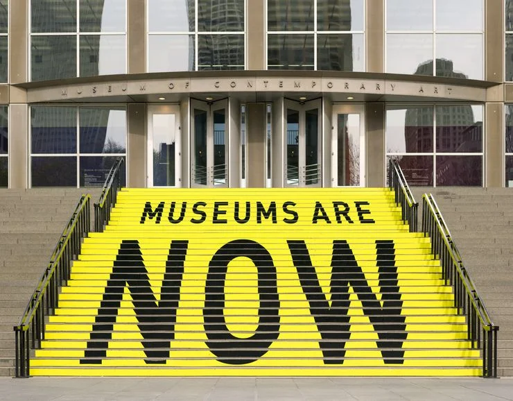 MCA Chicago front steps. Photo: Nathan Keay, © MCA Chicago.